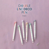 Double line deco pen | Spring